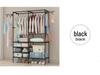 Floor-Standing Multi-Layer Coat and Clothes Rack with Storage Shelves for Dormitory or Home Use