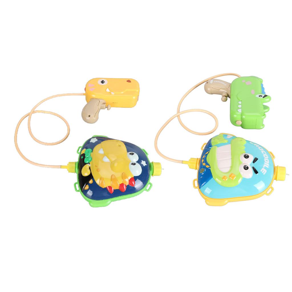 Water Shooting Toy for Kids 1000ml Capacity Backpack Cartoon Electric Water Sprayer for Outdoor Camp