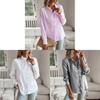 Womens Long Sleeve Shirt With Cotton Polyester Blend For Office Work In Autumn Winter