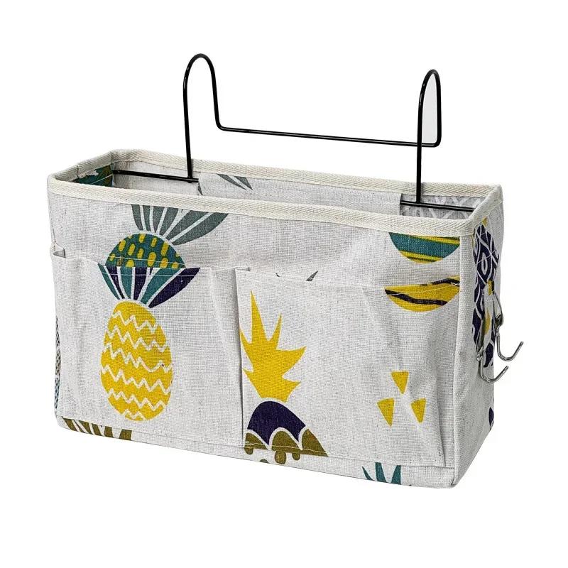 

Горячая Большая Вместимость Без Пробивки Прикроватная Подвесная Корзина Детский Подгузник Практичное Хранение Ограждение Столик Коробка и Прикроватная Сумка розовый