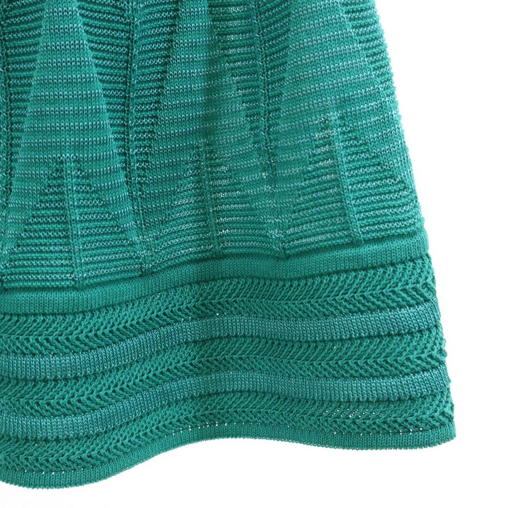 Missoni Overall handle No sleeve knit one piece 42 Emerald green Women Used