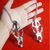 Clover Butterfly Japanese Nipple Clamps,Textured Pads Metal Nipples Clip,Sex Toys for Couples,BDSM,Adult Games