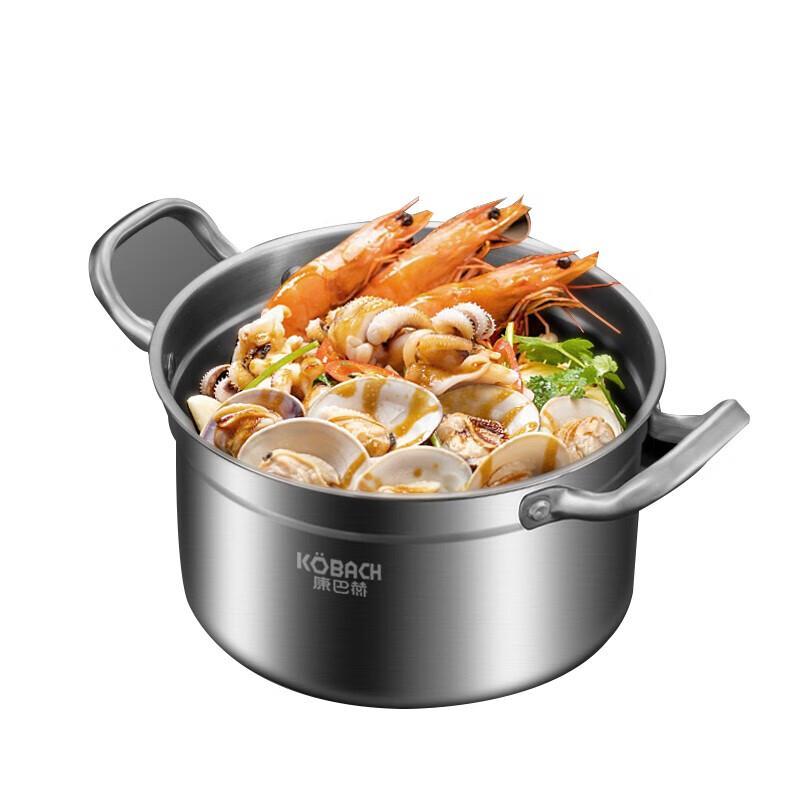Kangbale 22cm 304 Stainless Steel Soup Pot
