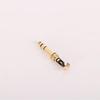 6.35mm Stereo Connector: Gold Plated, High Conductivity, Corrosion Resistant, with Wire Clip and Teeth.