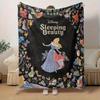 1pc, Disney's Sleeping Beauty Home Decor: Cozy Flannel Blanket Perfect Gift for Bedroom, Living Room, Travel, Camping, Car