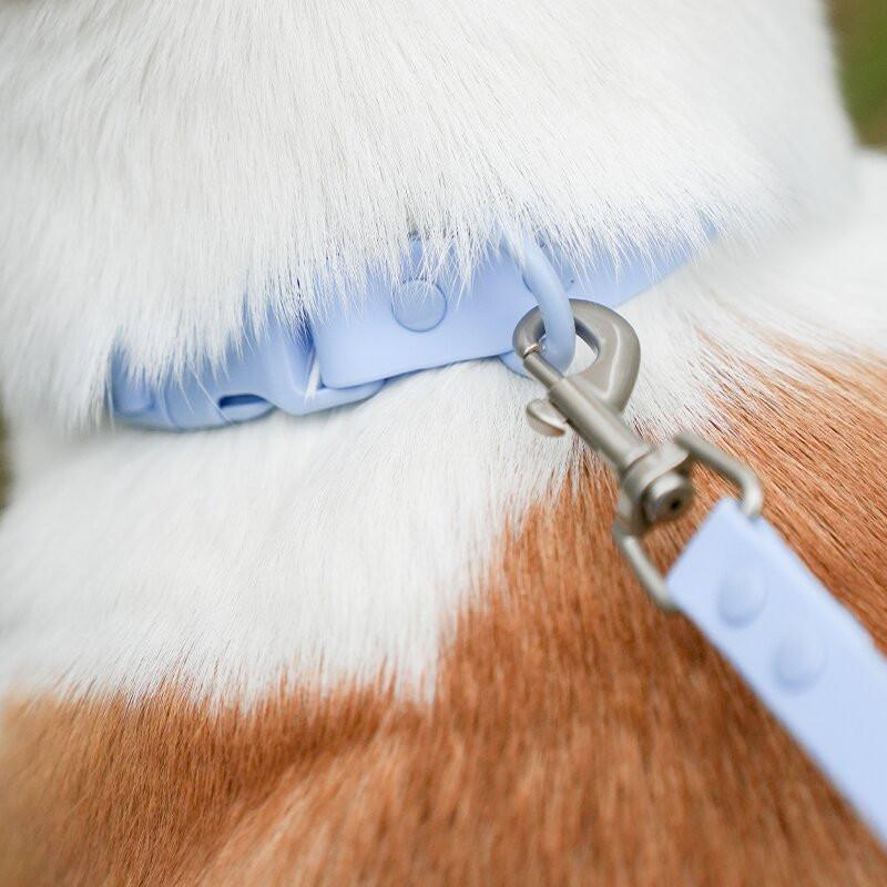 PVC Dog Collar Waterproof Dirt Resistant Easy To Clean Pet Collar Adjustable Neck Collar Pet Dogs Collars