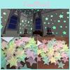 Wall 100pcsbag Stickers Decal Glow In The Dark Baby Kids Bedroom Home Stars  Decor Color