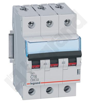 Circuit Breaker 3P C 16A 6kA AC S303 TX3 403545