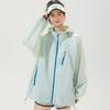 UPF10 + Sunscreen Top Jacket Men's Summer Ice Silk Hooded Sports Fishing Sunscreen Clothing Outdoor Light Sunscreen Clothing Women
