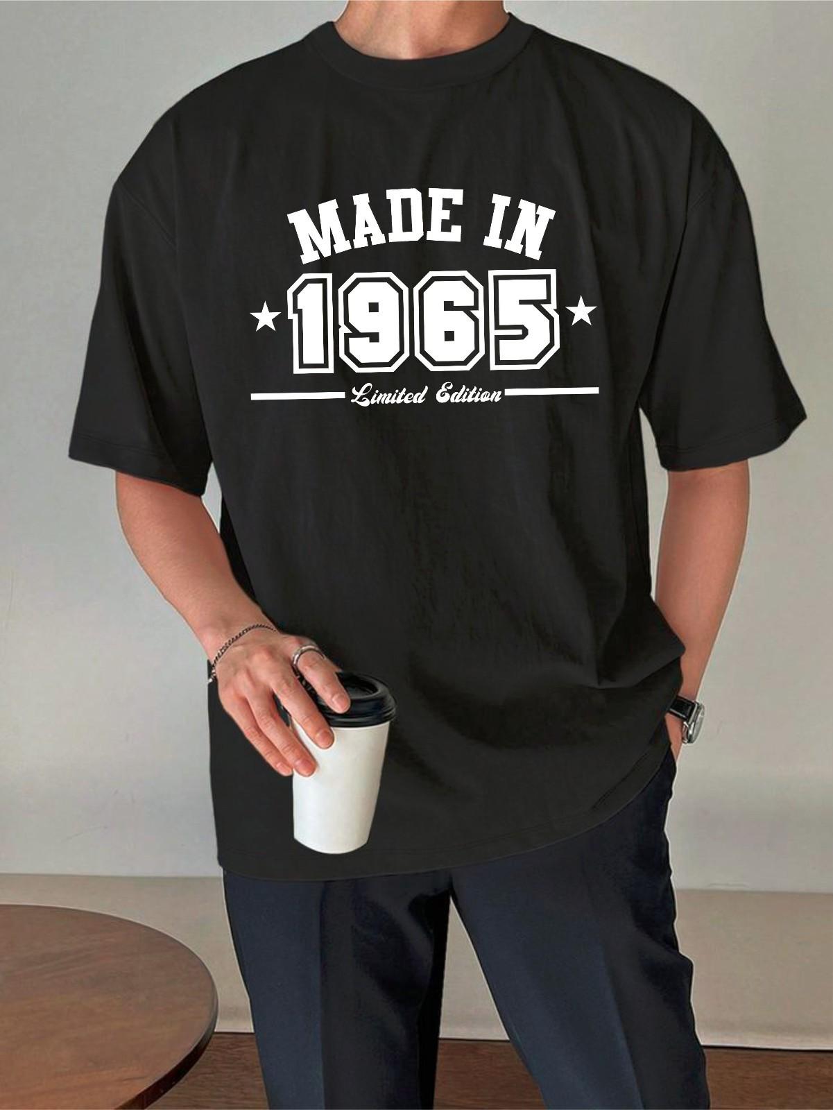 Made In 1965 T-Shirt Novelty 60th Birthday Gift 60th Birthday Tee Top XL
