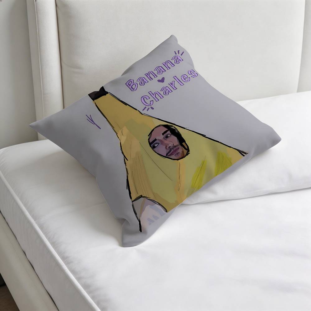 Cute CCharles LLeclerc Square Pillow Case Soft Decorative Throw Pillow Cover for Home Sofa Bed