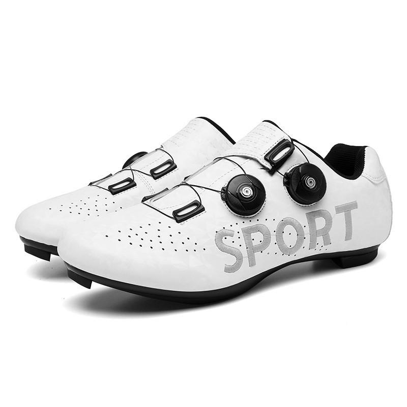 Unisex Cycling Shoes Mountain Road Bike Riding Breathable Hard Sole Nylon Locking Pedal Compatible