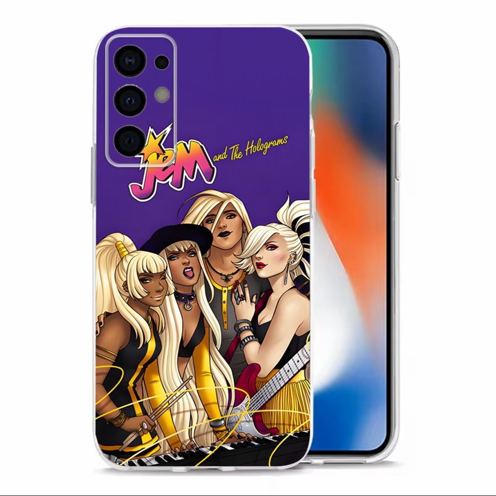 J-Jem And The Holograms Phone Case  For Samsung S30,S23,S21,S22,S20,Ultra,S20,FE,lite,S10,S9,S8,PIus Transparent Shell