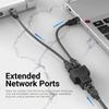 Network Cable Docking Plug Extender Female Coupler RJ45 Splitter Adapters Network Connector