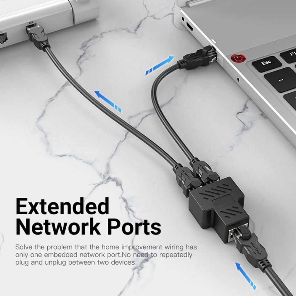 Network Cable Docking Plug Extender Female Coupler RJ45 Splitter Adapters Network Connector