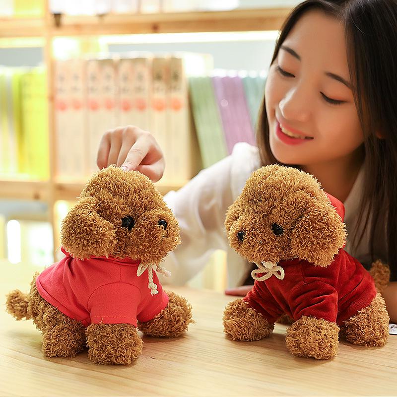 

Adorable Puppy Plush Toy - Cute Dog Doll with Clothes, Teddy Style, Perfect for Weddings or Annual Meetings, Ideal Small Gift. 20 cm