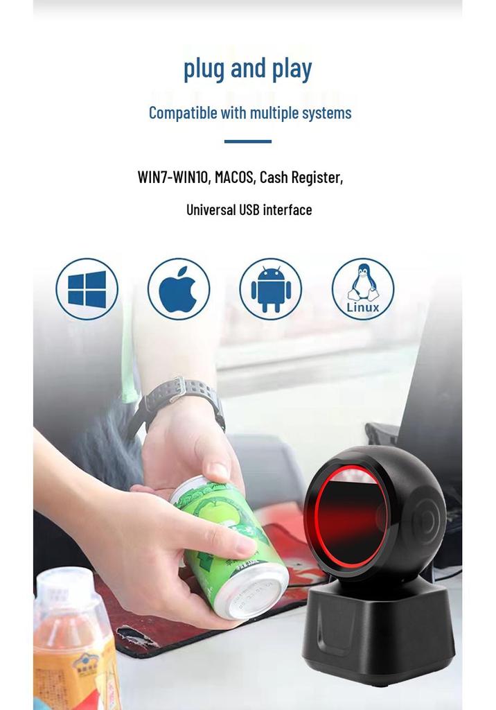QR Code & Product Barcode Scanning Platform for Supermarkets and Cashier Payments