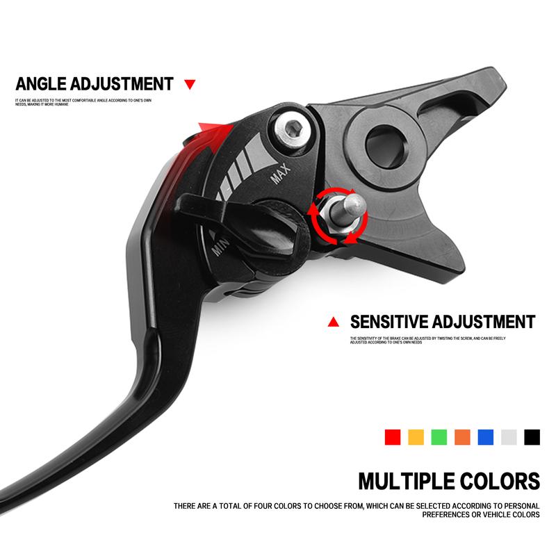 For Zontes 368G 501G 368K 368E 368D 368M Motorcycle CNC 2-Finger Short Handle Brake Lever Clutch Lever With Parking Lock