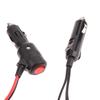 1Pc Electronics Automobiles Accessories Universal Dual Port Car Cigarette Lighter Splitter Female Socket Plug Power Adapter