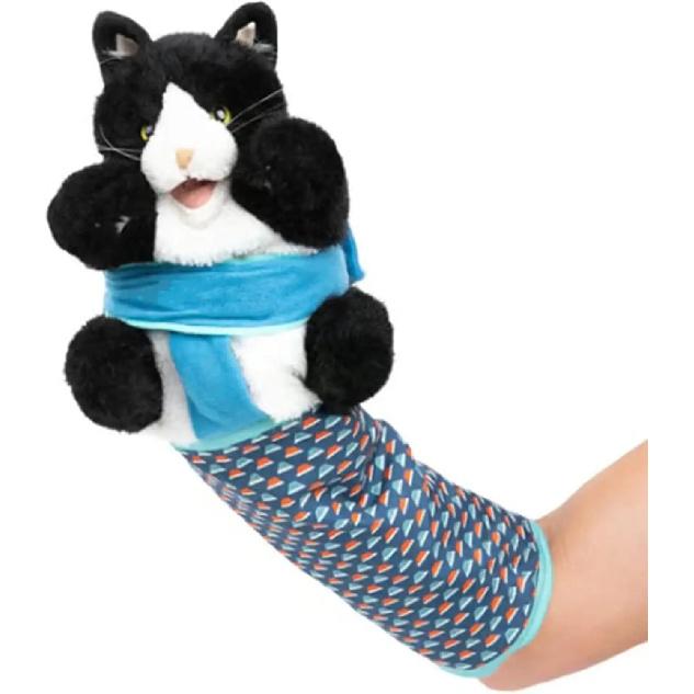 

1pcs Cats Puppet Wrestler Wrestling Glove Interactive Play Cat Plush Animal Toy With Sturdy Padding Soft Plush for Games Cats cat toy