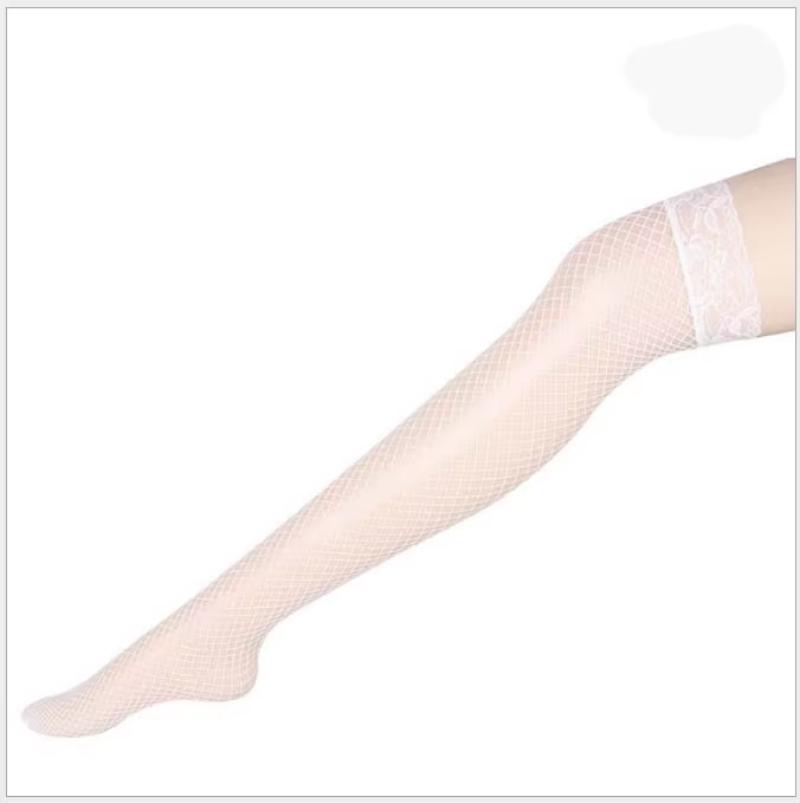 Toucheart 3D Lace Fishnet Stockings Sexy Lace Fishnet Stockings Women's Tempting Fishnet Stockings Solid Color Sexy Underwear