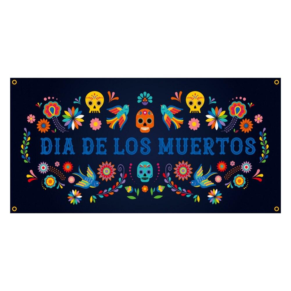 

Фоновый баннер «День мертвых», удобный для хранения принадлежностей для вечеринок