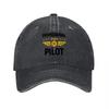 PROFESSIONELLER PILOT DROHNEN LOGO GEWASCHENES BAUMWOLL BASEBALLKAPPE UnisexS UNISEX FLIEGENDE AVIATION HUT VERSTELLBARER SITZ KASCHUALES OUTDOOR ACCESSOIRE