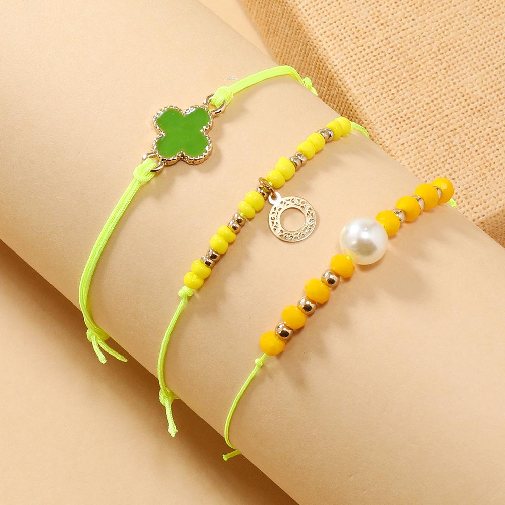 Korean Style Beaded Bracelet & Necklace Jewelry for Women - New Fashion & Versatile