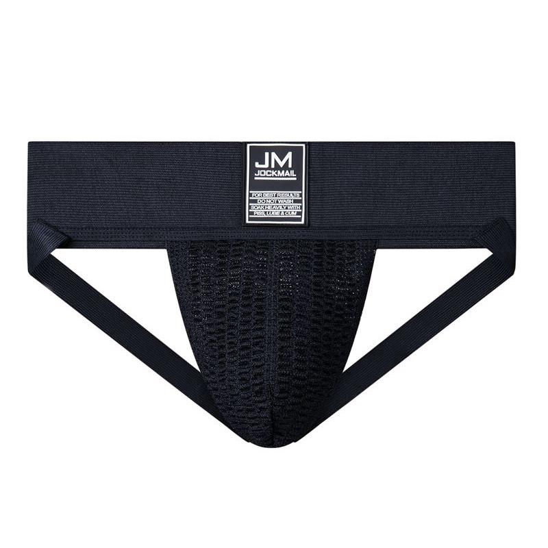 Jockstraps JOCKMAIL Brand 2.76-inch Wide Waistband Fashion Low Waist Sexy Men's Thong Underpants