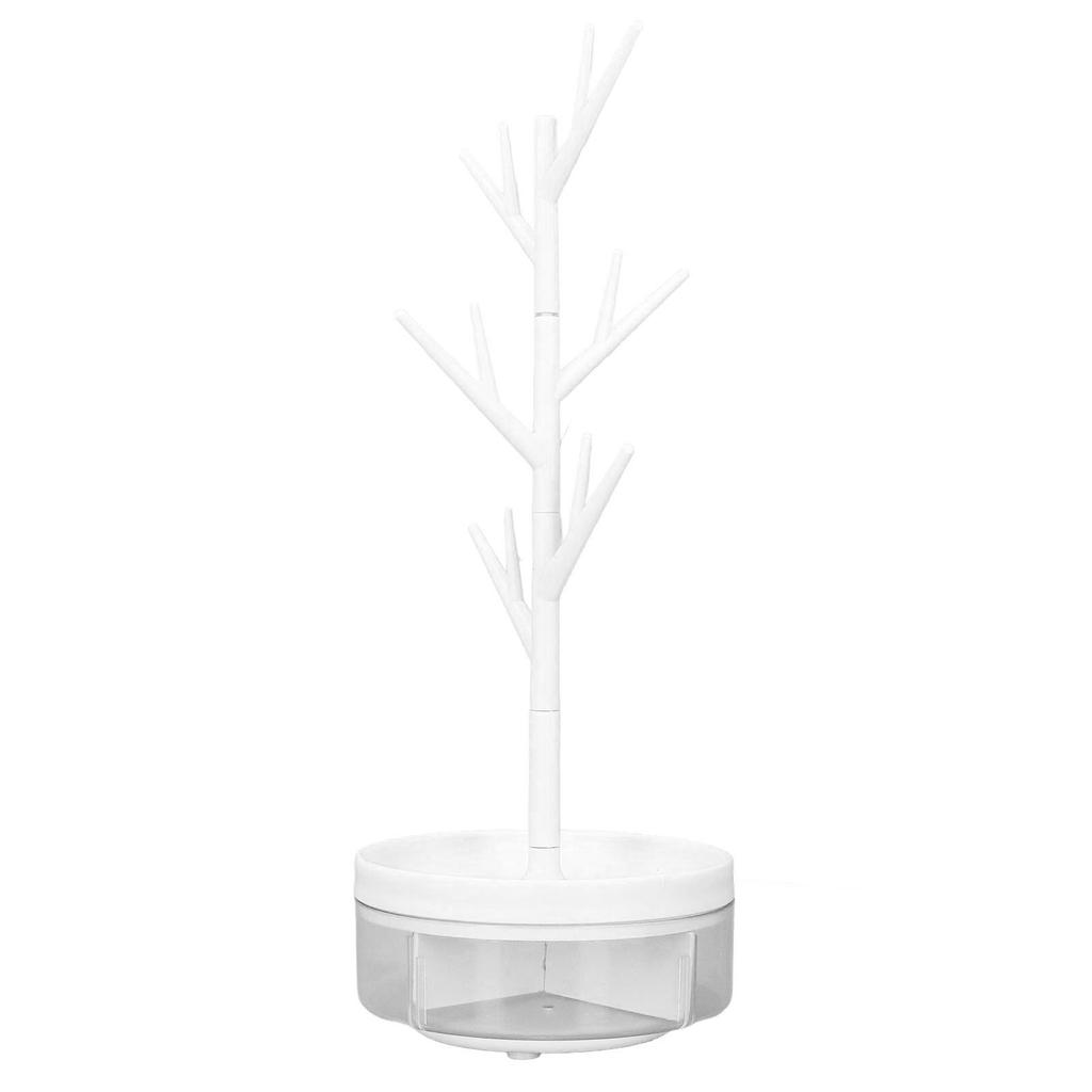 Jewelry Hanging Tree Stand Branch Shape Rotatable Detachable Student Jewelry Storage Display Stand Desktop