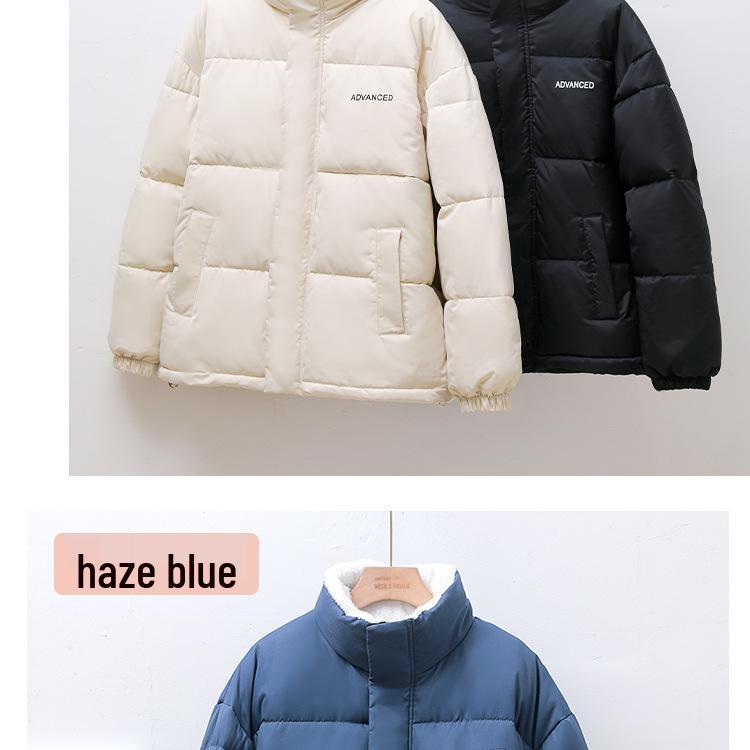 Women's 2026 Winter Cotton Coat with Fleece Lining and Three-Dimensional Pattern - Unisex Fashionable Warmth