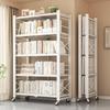 Foldable Wrought Iron Multi-Layer Bookshelf