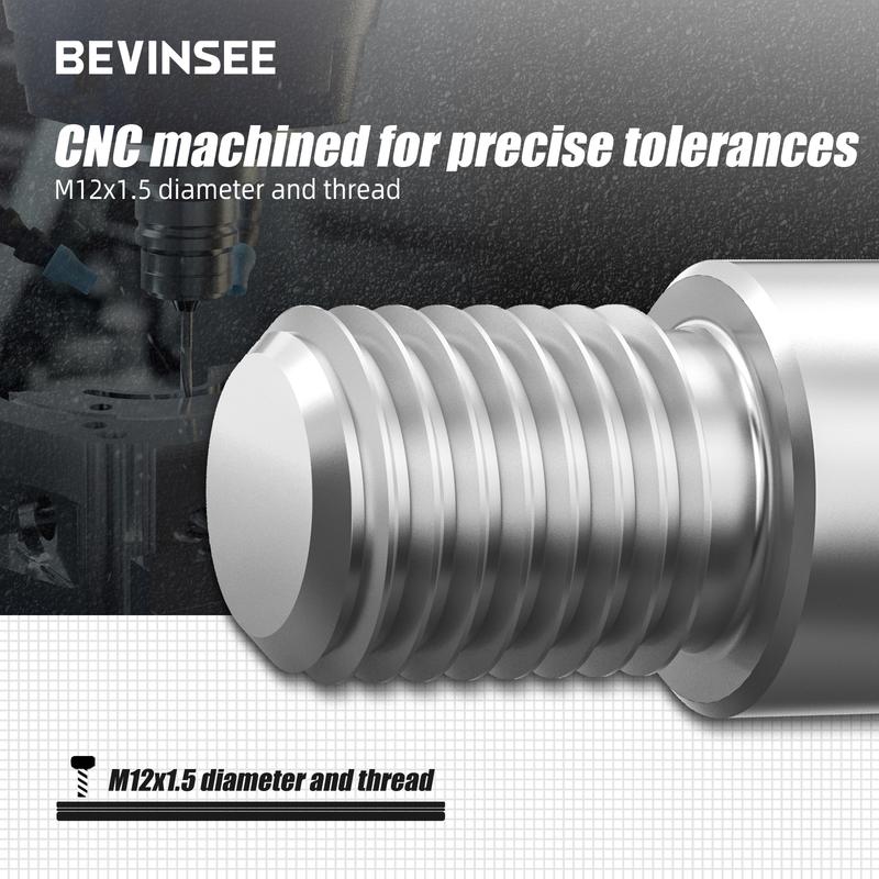 M12x1,5mm Radbolzen für BMW E46 E90 E39 E87 E36 E92 E93 E34 E60 E64 E38 Z4, für MINI R50 R52 R53, für Mercedes W203 W124