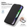 (Black) Case For IPhone 14 Plus Shockproof Full Protective Flip Folio Wallet Case With RFID Blocking Card Slot PU Leather Cover Case Wallet With