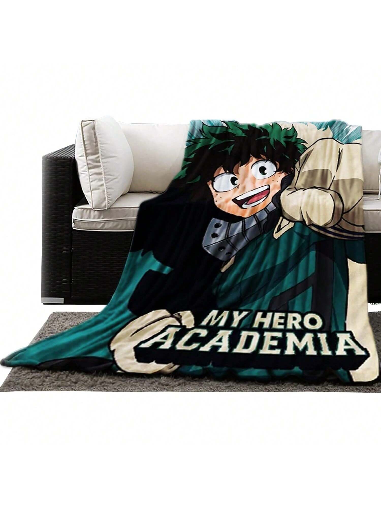 

Blanket Villain Fleece –Soft And Warm [45x60 Inches] Bedding For Fans To Join The League Long Nights Binge Watching Your Favorite Animes 75X95CM
