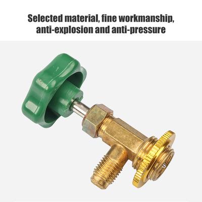 Piercing Valve for Refrigerant Can Car Air Conditioning Charge Valve Household Air Conditioner