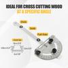 Precision Table Saw Miter Gauge System with Miter Fence, 120°Angle Stops Adjustable for Table Saw, Band Saw, Router Table, 250mm