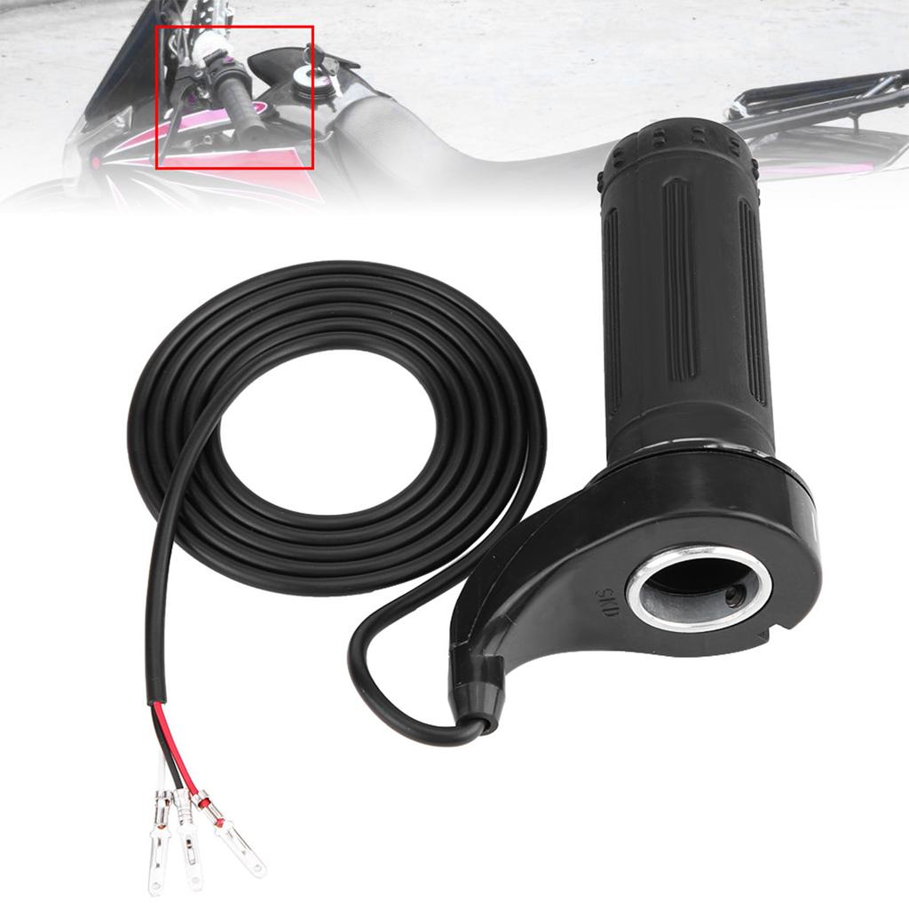 Universal Motorcycle Accelerator Electric Scooter Twist Speed Throttle Grip with 3 Wires Universal Speed Throttle