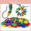Educational Plastic Number Bead Sequencing Toy For Preschool Kids Learning And Fine Motor Skills Development
