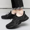 Fashion New Men's Quality Large Size Genuine Leather Outdoor Sports, Leisure and Entertainment Non Slip, Durable, Comfortable Lefu Shoes