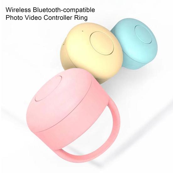 

Кольцо дистанционного управления Перелистывание страниц одной кнопкой USB-зарядка Креативный видеокликер на большом расстоянии Аксессуары для мобильных телефонов синий