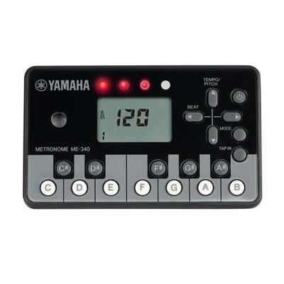 Yamaha Digital Piano Black ME-340PF Metronome,