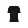 (WMNS) SS21 Logo Printing Cozy Round Neck Short Sleeve Black Women's OWAA049R21JER0101010