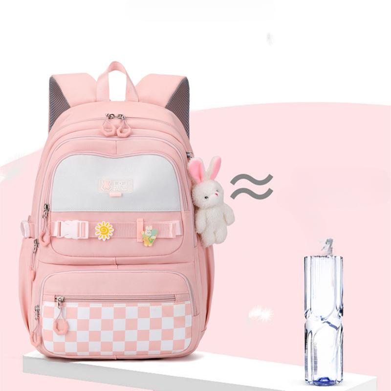 Lightweight and Simple Girl Junior High School Students Backpack School Bag Middle School Ins High Quality Large Capacity Commuter Student Backpack