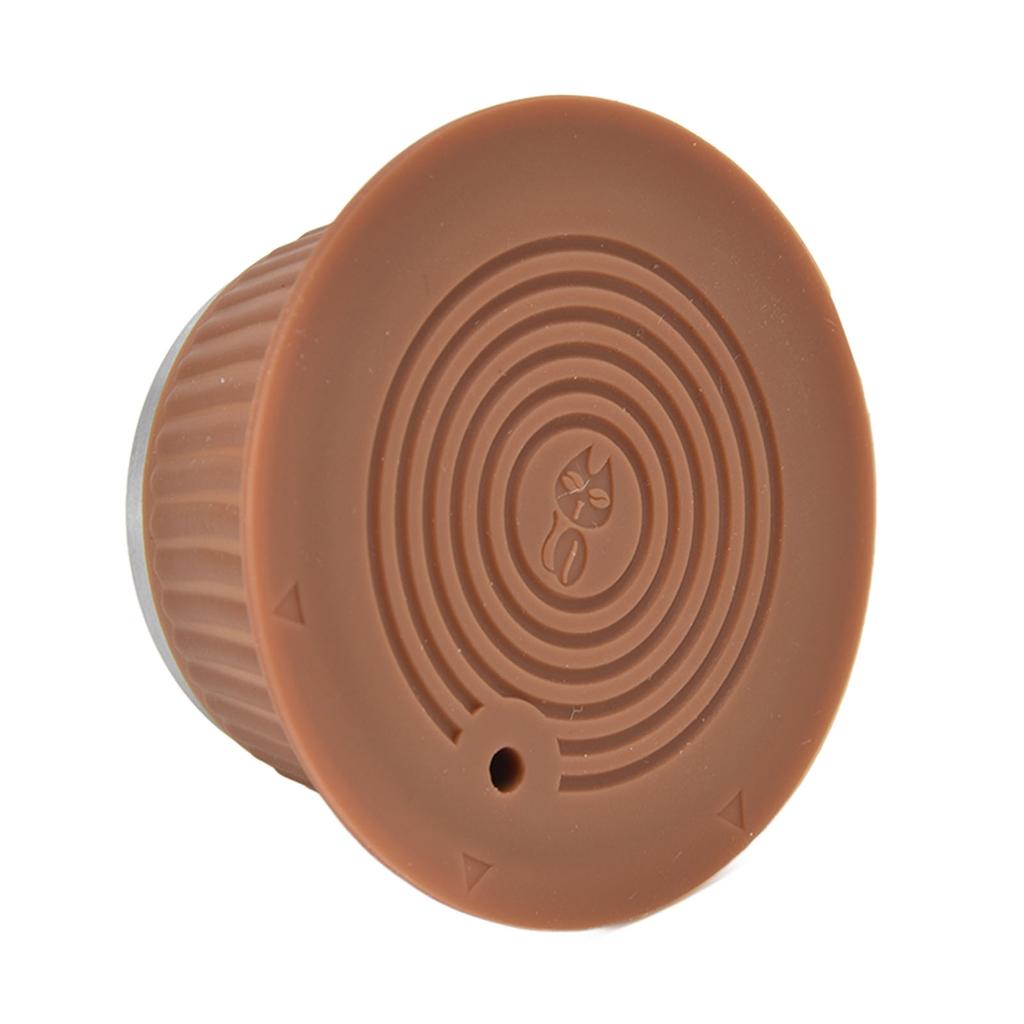 Reusable Coffee Capsule Filter Cup Refillable Filter Dripper Tamper Set for Dolce GustoCoffee Color