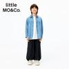 Little MO&Co. Kids' Sun Protection Cooling Denim Long Sleeve Shirt