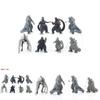 Achtteilige Godzilla Kong Kim Kampf Dinosaurier PVC Actionfigur Sammlung für Kinder und Dekoration