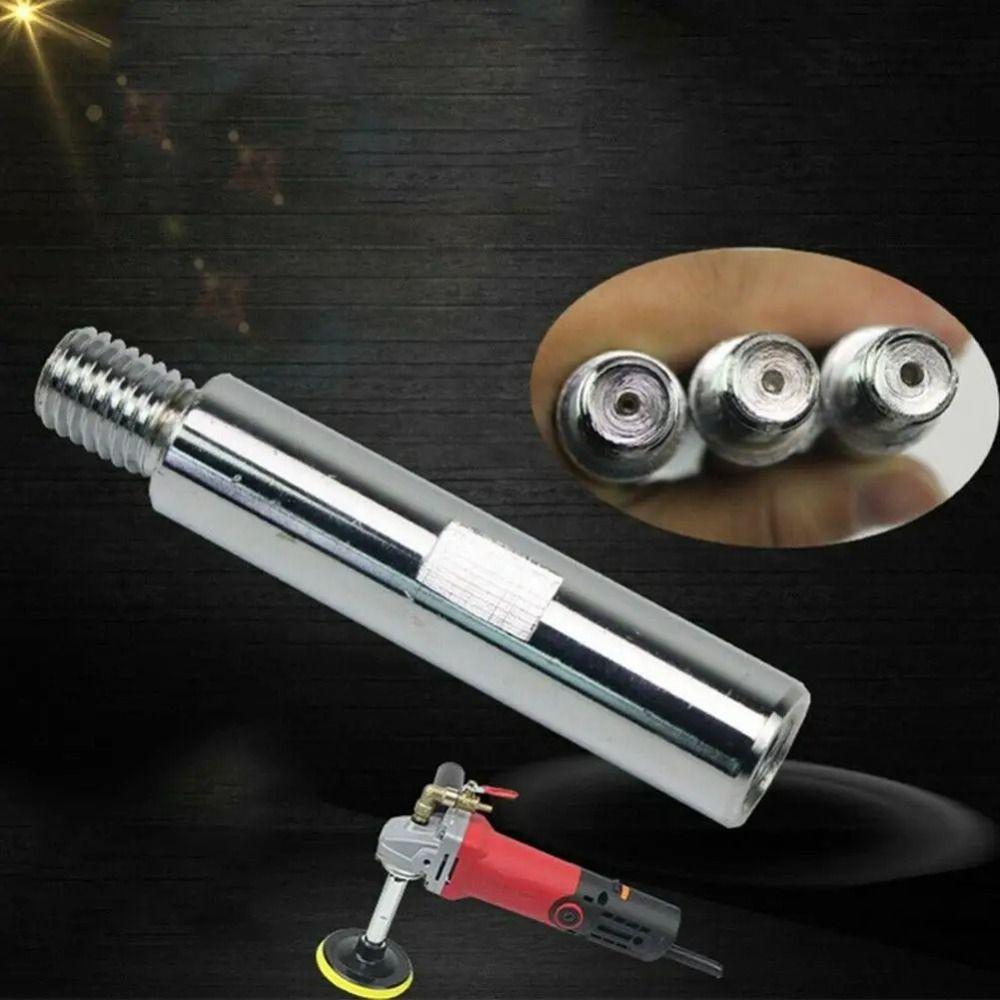 75 mm/100 mm/140 mm Adapter Extension Rod 3 Pieces Set M 14 Extension Shaft Silver Aluminum Angle Grinder Extension