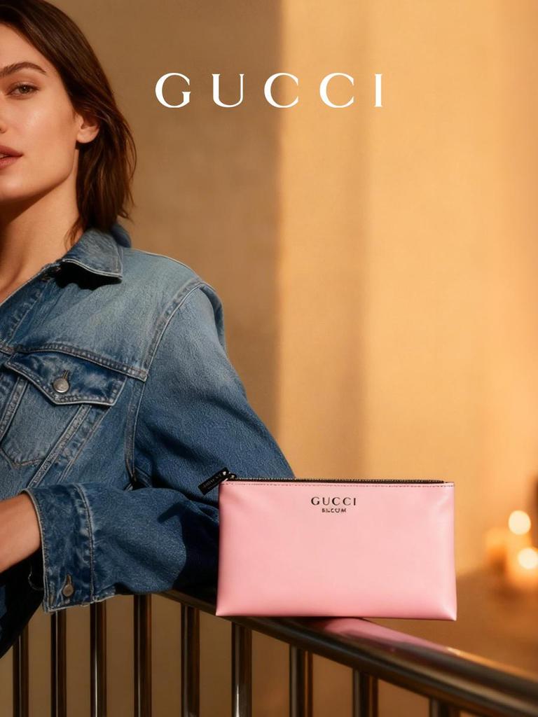 Gucci Ladies' Storage Bag, Sweet Style, Convenient To Carry, Fresh And Sweet Style, For Business Trips, Travel, Daily Use