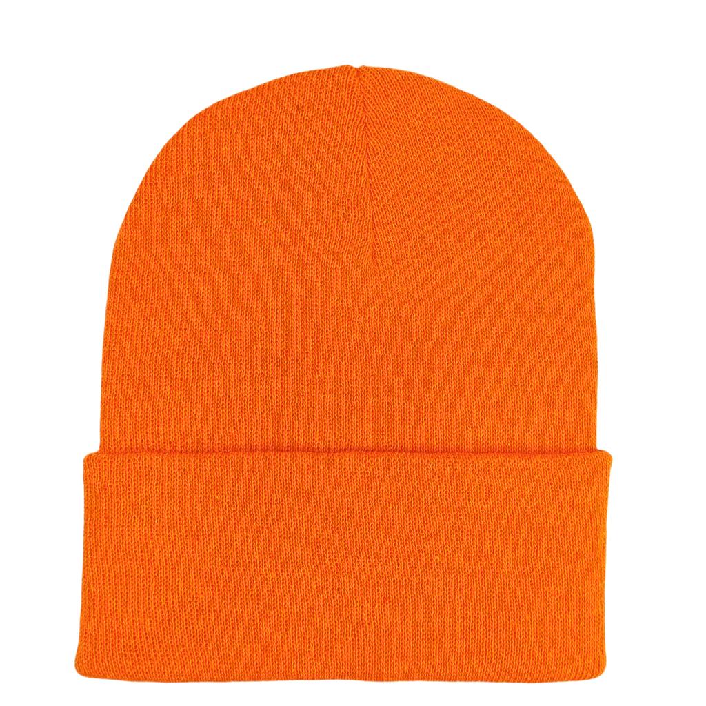 Custom Plain Knit Beanie Soft Winter Hat with 58 Colors Ready Stock Embroidery Logo
